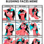 Blushing Faces Meme