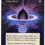 MTG altered card - Lotus Petal