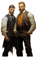 Two Western White Collar Men