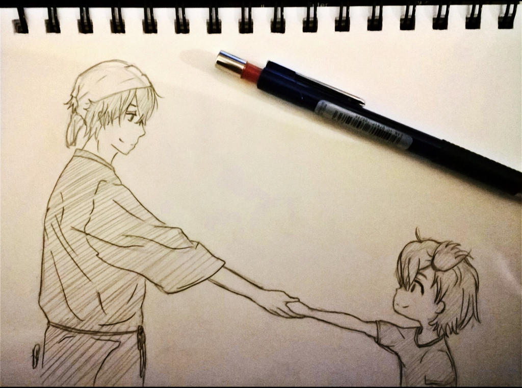 Quick Barakamon sketch