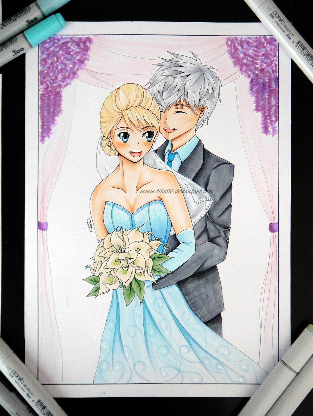 Copic Elsa x Jack