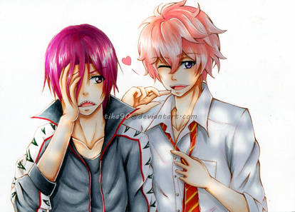 Free! Rin and Kisumi Copic Fanart + Speeddrawing