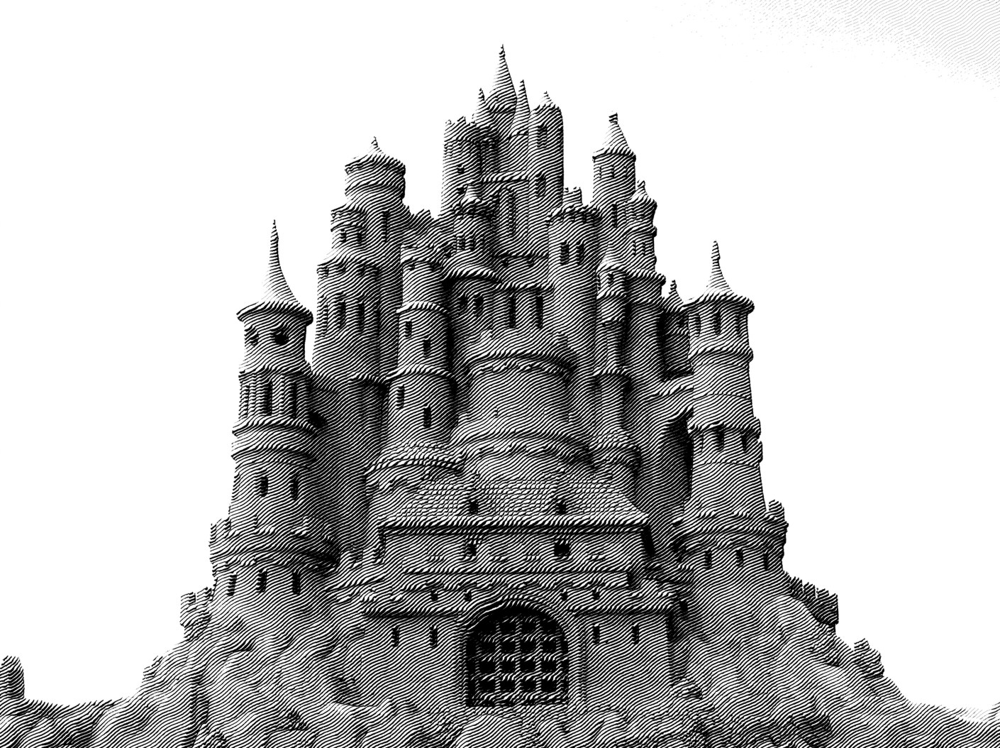 Engraving Castle