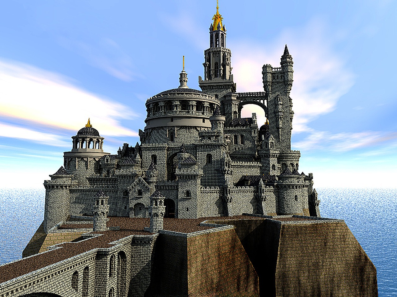 fantasy castle minecraft