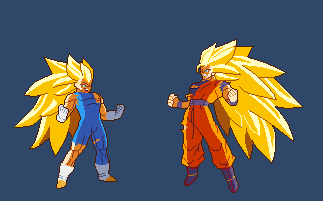 Goku ssj3 vs Majin Vegeta by LGsusLind on DeviantArt