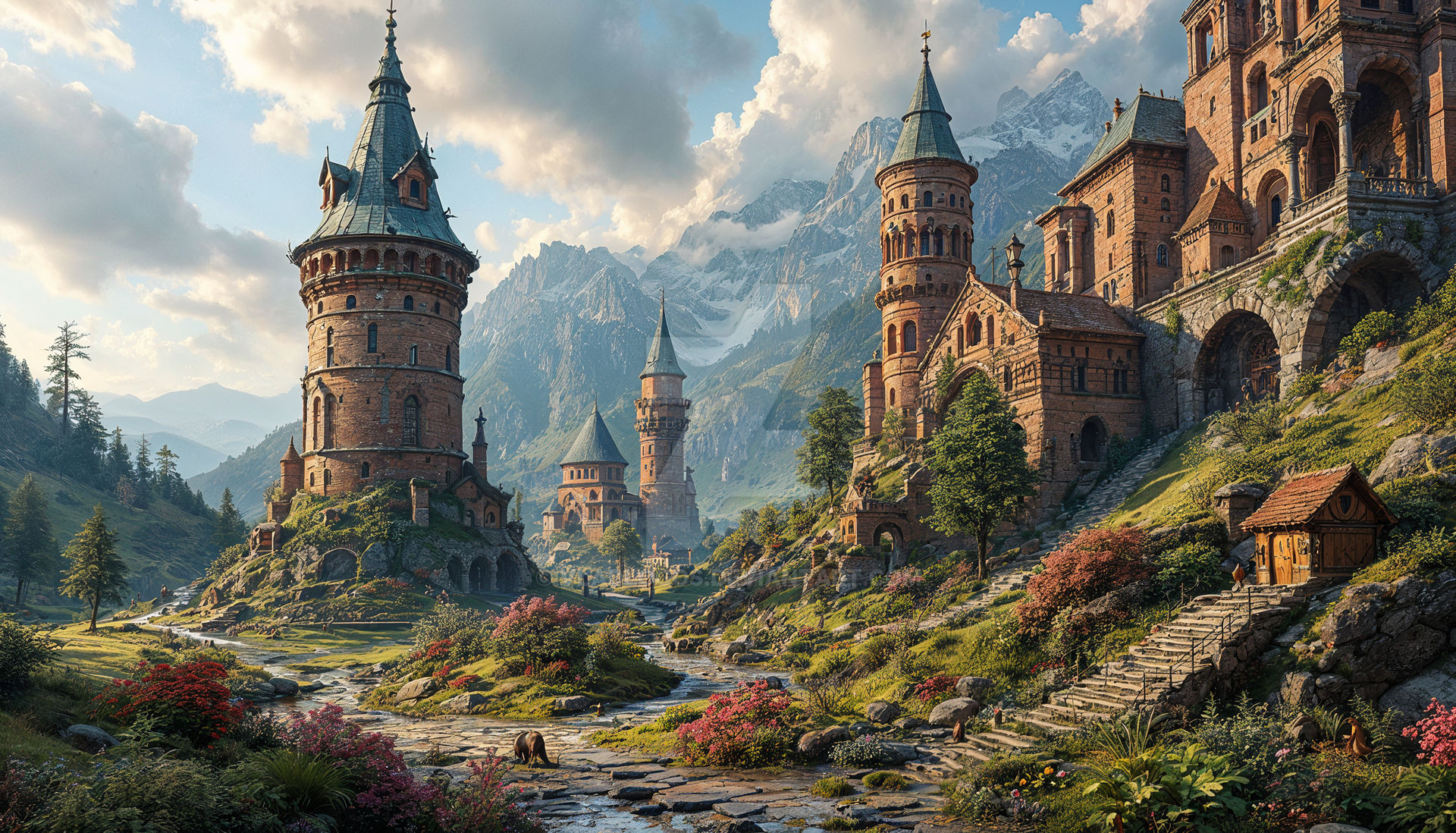 Rustic Fortress Outdoors of a fortress by vladlogos on DeviantArt