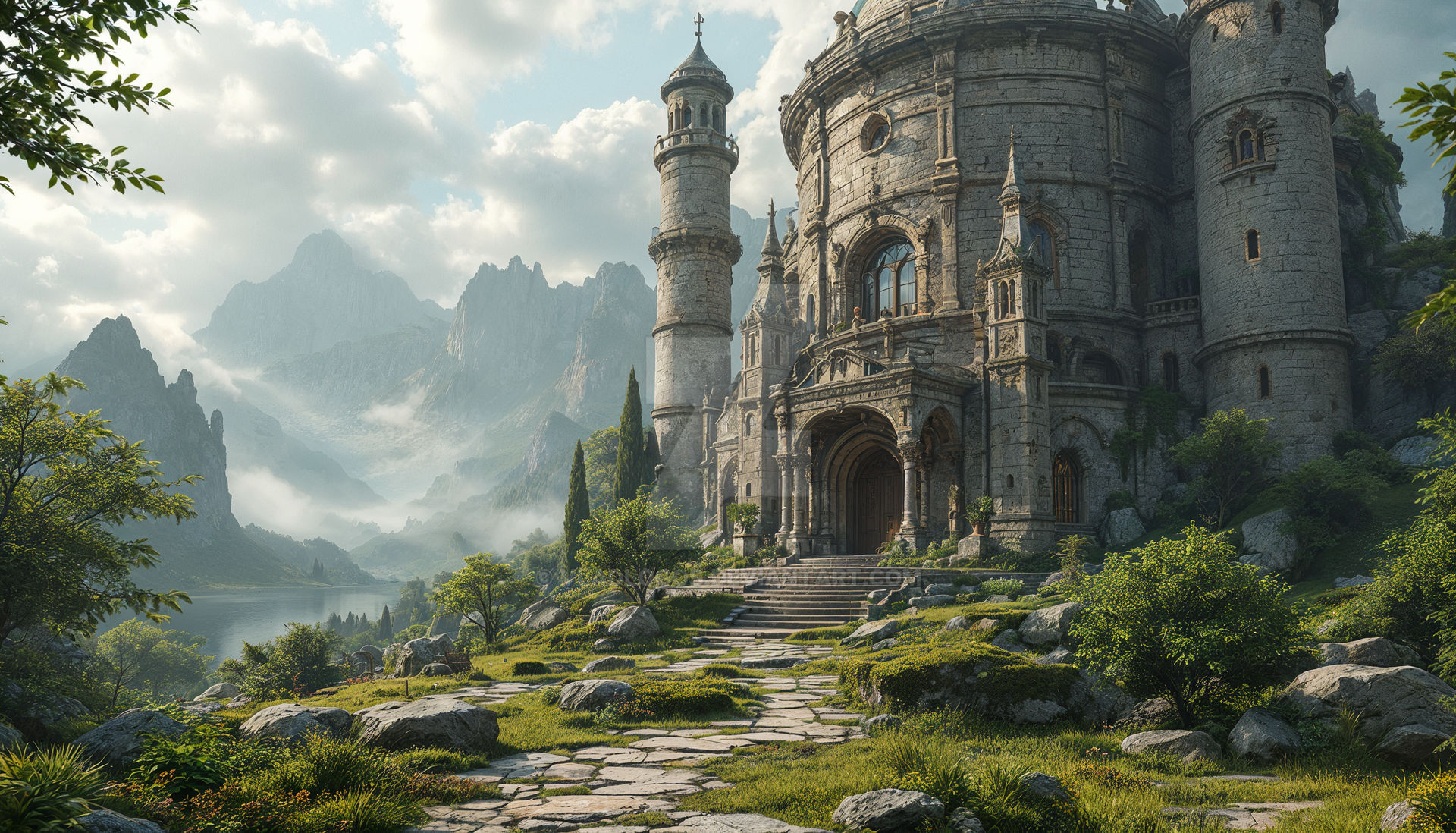 Fantasy Building by vladlogos on DeviantArt