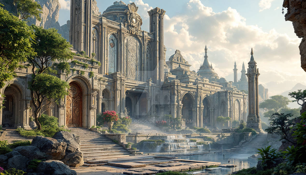 Buildings of Ancient Civilizations, fantasy #7 by vladlogos on DeviantArt