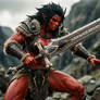 Female demon orc warrior