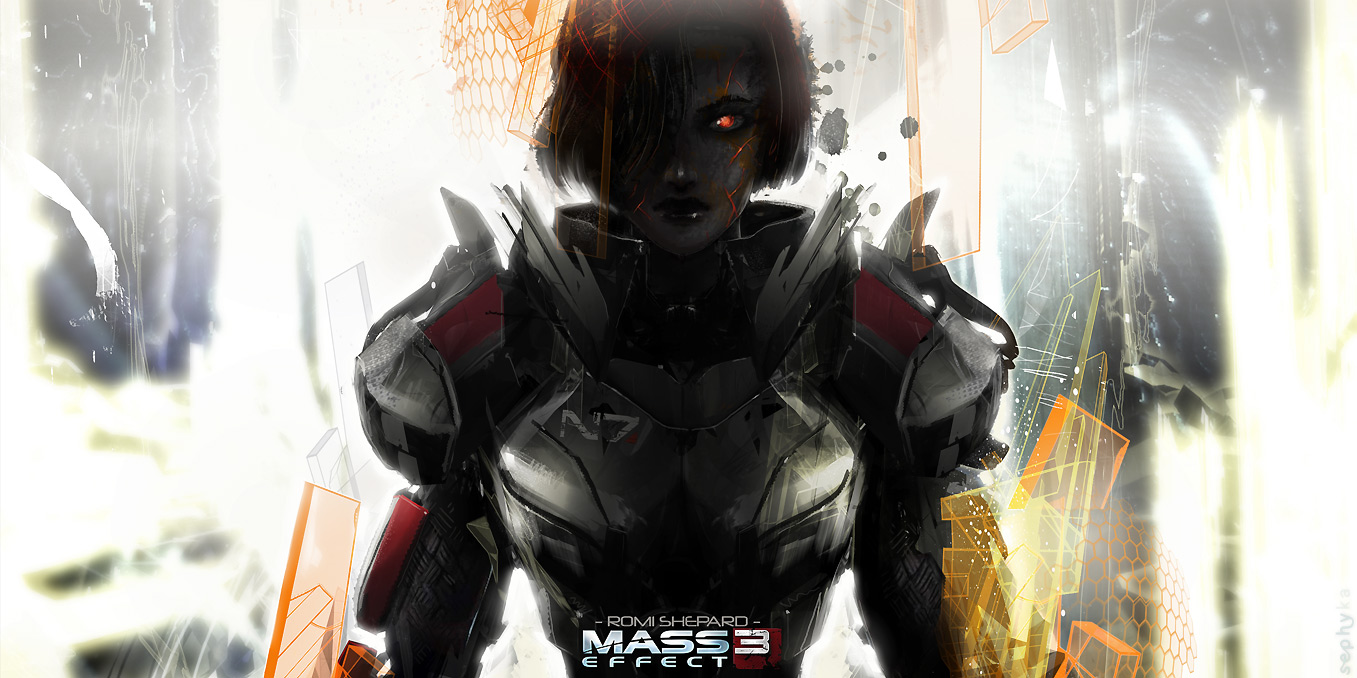 Mass Effect 3 fanart - Romi Shepard