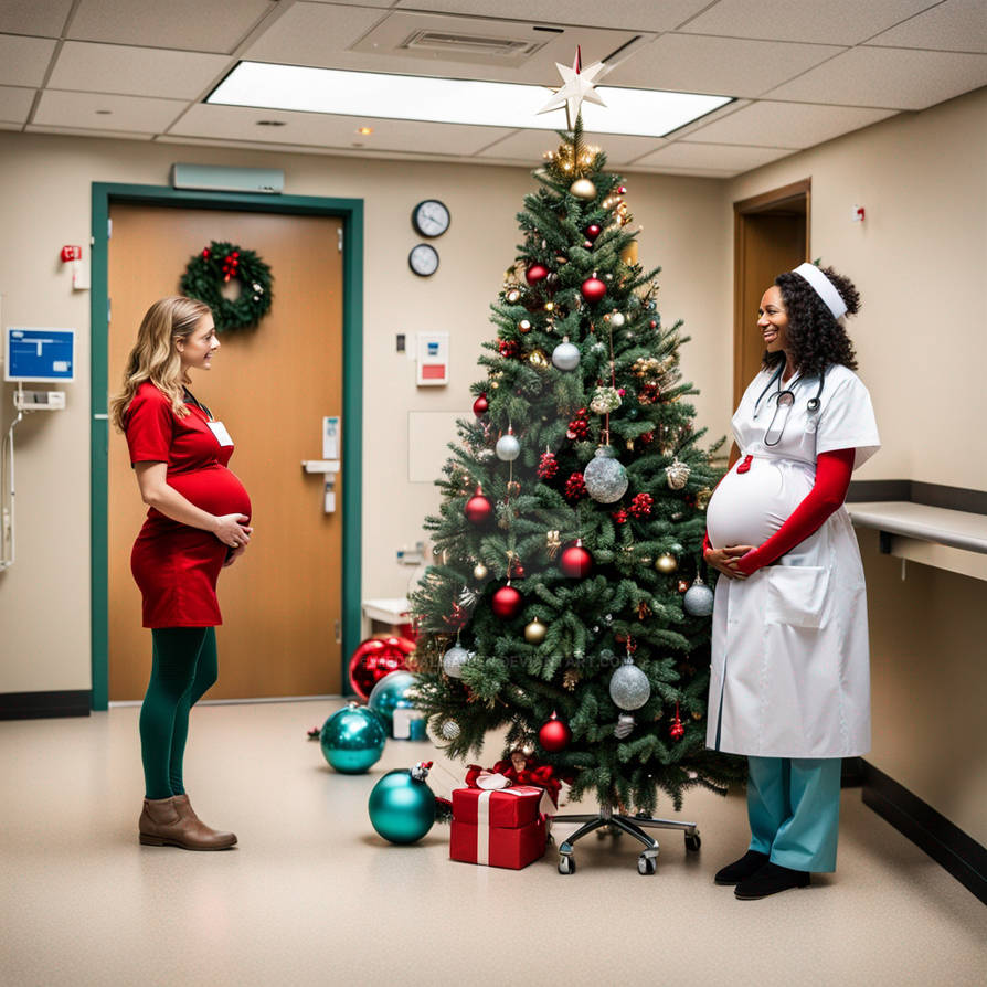 Christmas In the Hospital with Pregnant Nurses by MedicalMaiden on ...