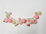 Pink kawaii sweet bracelet by MilkyWayHandmade