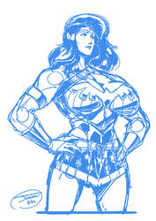 Wonder Woman sketch