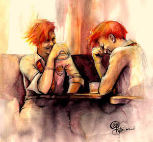 Fred and George Weasley: cheers to freedom