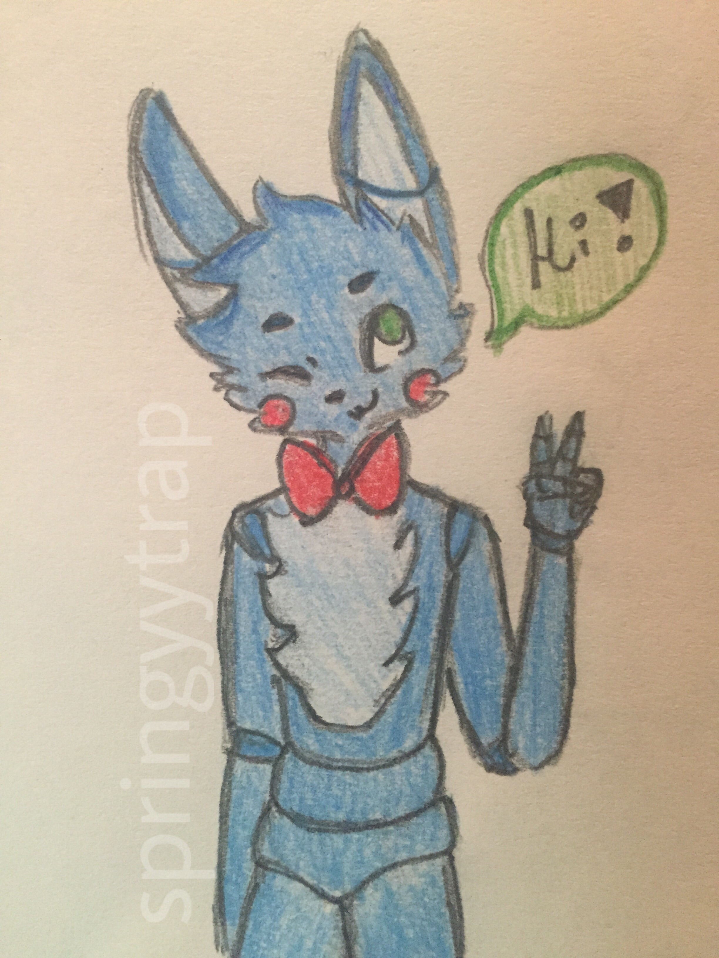 Heyyy, finally more FNAF art~ by oh-no-Castiel