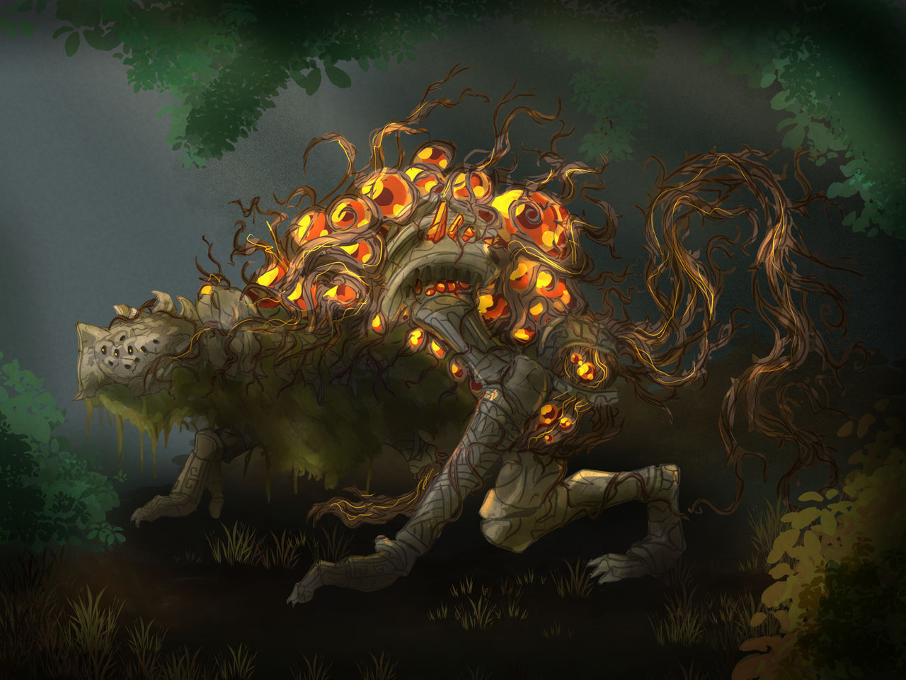 Original Ghur Ghur, nature elemental by DemiGoat on DeviantArt