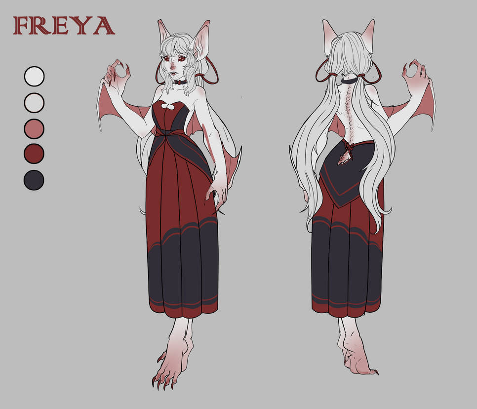 Freya redesign ref sheet by DemiGoat on DeviantArt