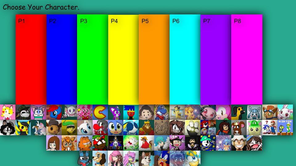 Choose Your Character Menu by NK64DX on DeviantArt