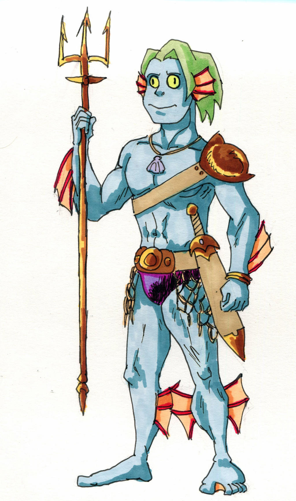 Fishman by SmaggTheSmug on DeviantArt