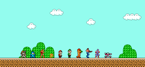 Smb3 Characters SMBC Artwork (Super Mario Bros 3) by elmoiscoo3 on DeviantArt