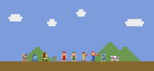 SMBC Artwork Super Mario Bros Atari 2600 by elmoiscoo3 on DeviantArt