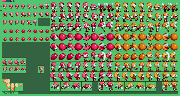 Sonic Rivals Knuckles Layout Sonic Boll Mania Knuckles for 1.9.3 by elmoiscoo3 on DeviantArt