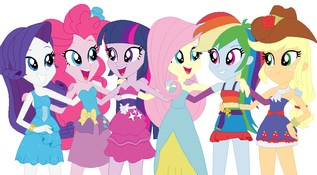 Mane 6 arm in arm in fall formal outfits by elmoiscoo3 on DeviantArt