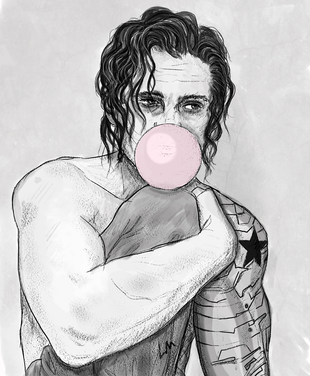 The Winter Soldier with Bubble Gum