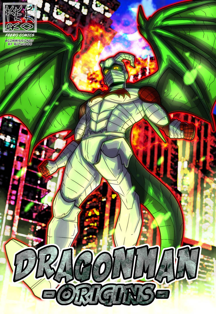 DragonMan Cover (Titled) by Feerocomics by Roth1000 on DeviantArt