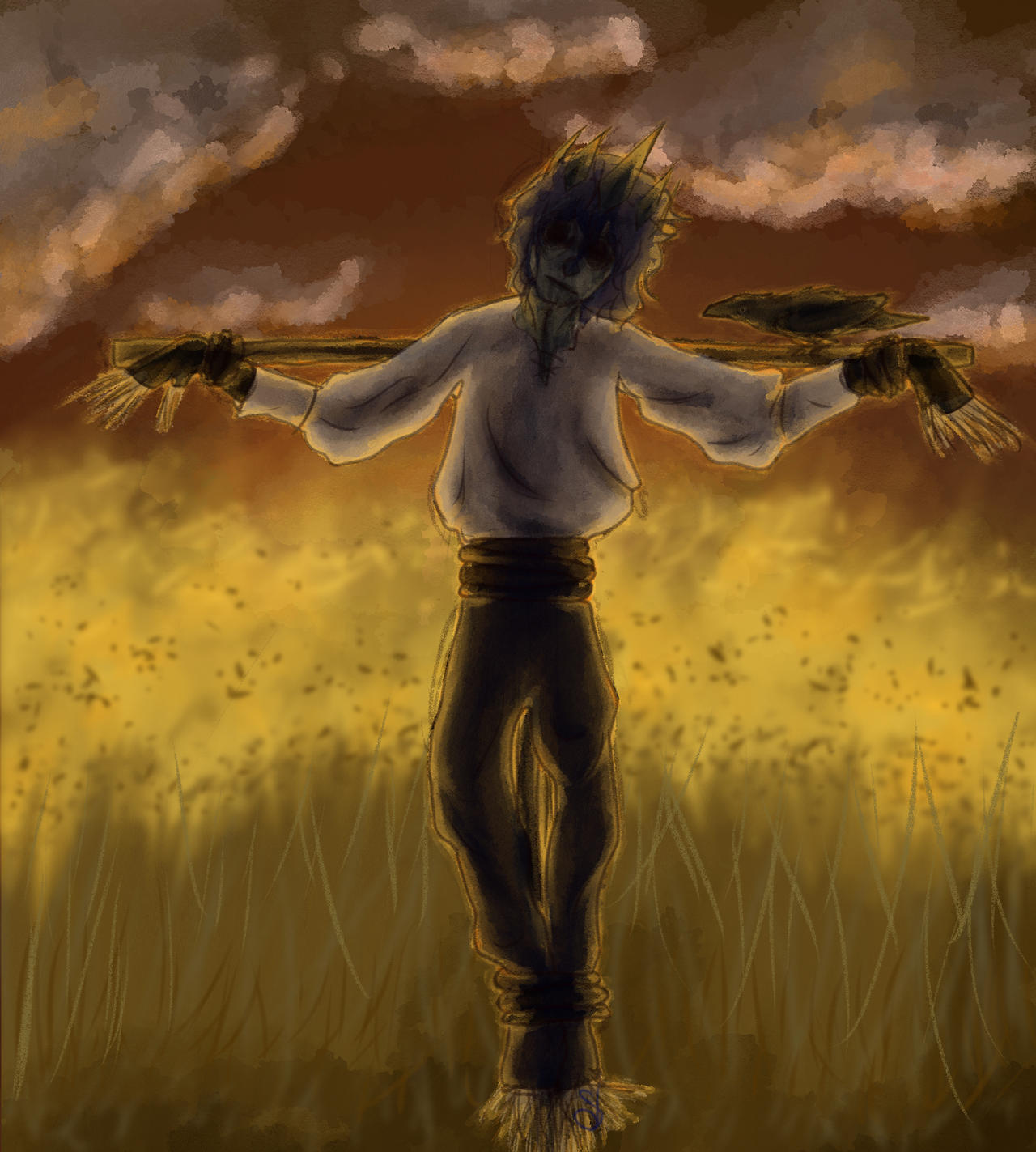 Scarecrow by Ob-sequious on DeviantArt