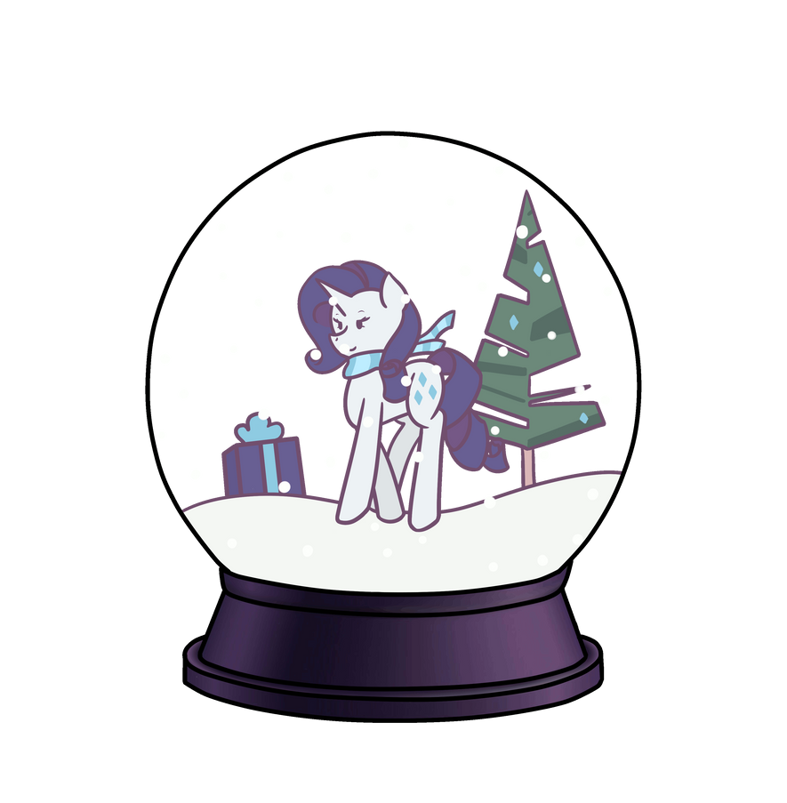 Snow Rarity Deviantart Rarity Snowglobe by porcelainparasite on DeviantArt
