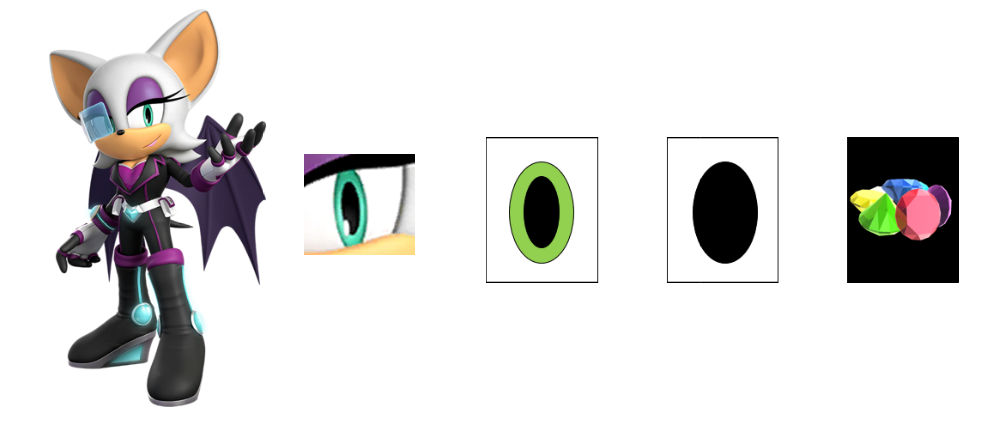Rouge's eye zoom by Ernie96 on DeviantArt