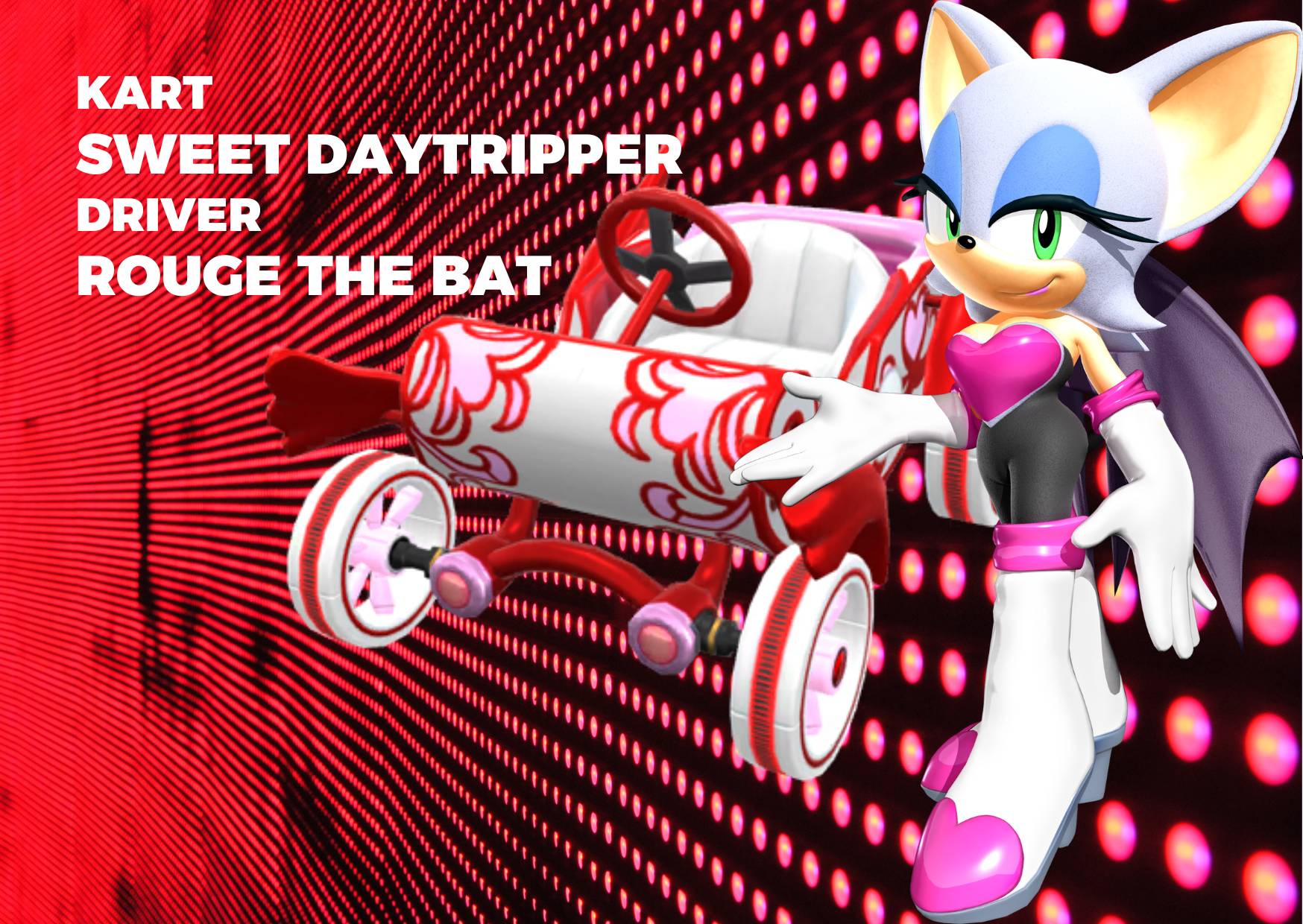 Sonic Sega Allstars Racing, Sonic Heroes, Rouge the Bat, sonic