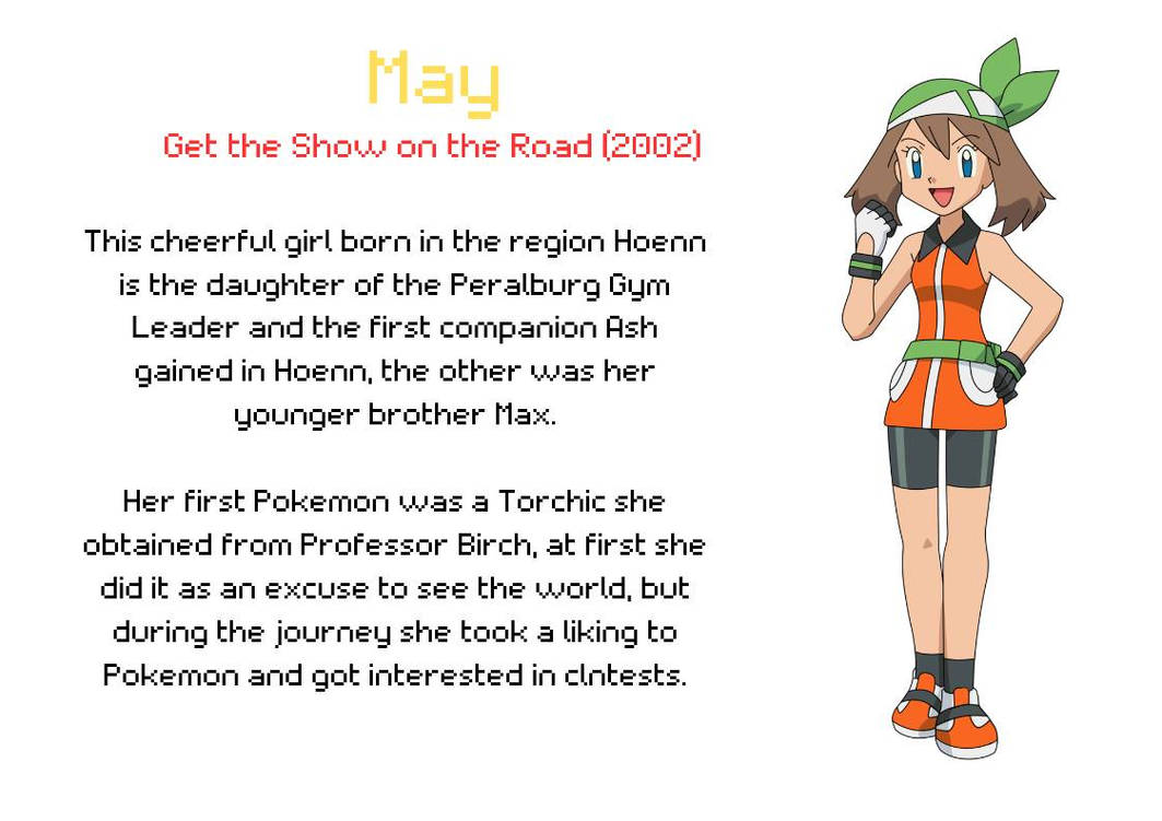 Character: May by Ernie96 on DeviantArt