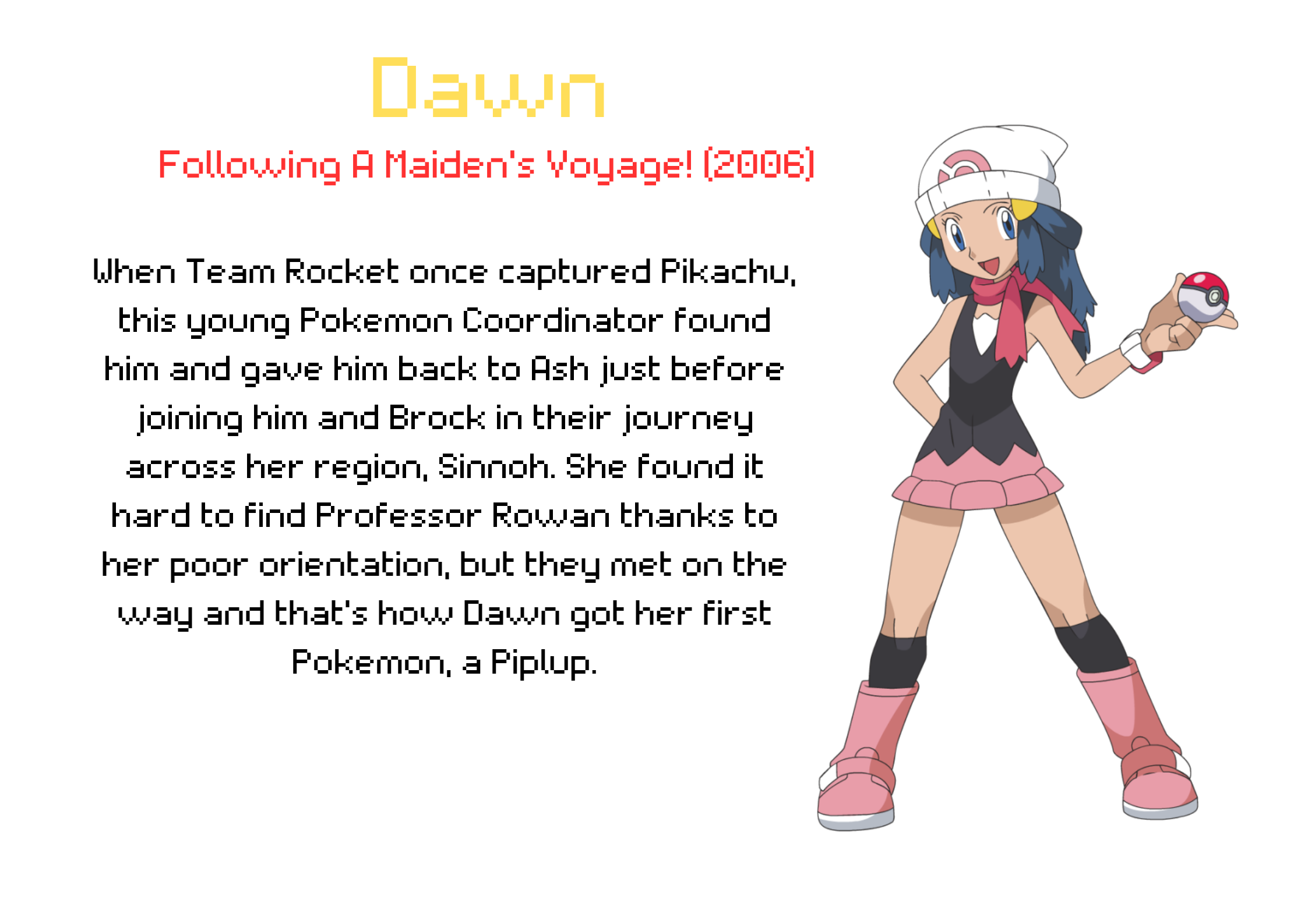 Character: Dawn by Ernie96 on DeviantArt