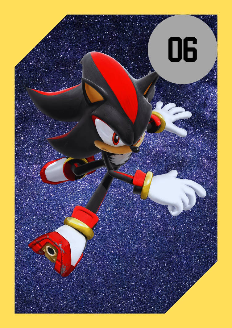 Card 6: Shadow the Hedgehog by Ernie96 on DeviantArt