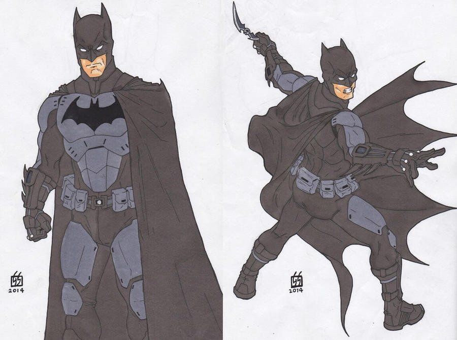 Batman my Redesign by GabRed-Hat on DeviantArt