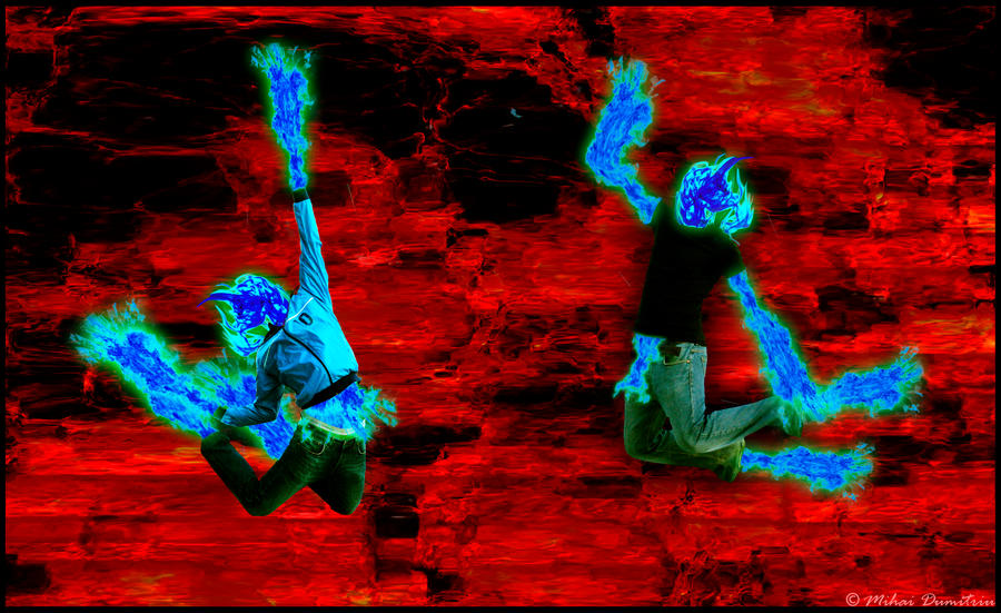 Elemental Jump Fire Duo by mihaithdumitriu on DeviantArt