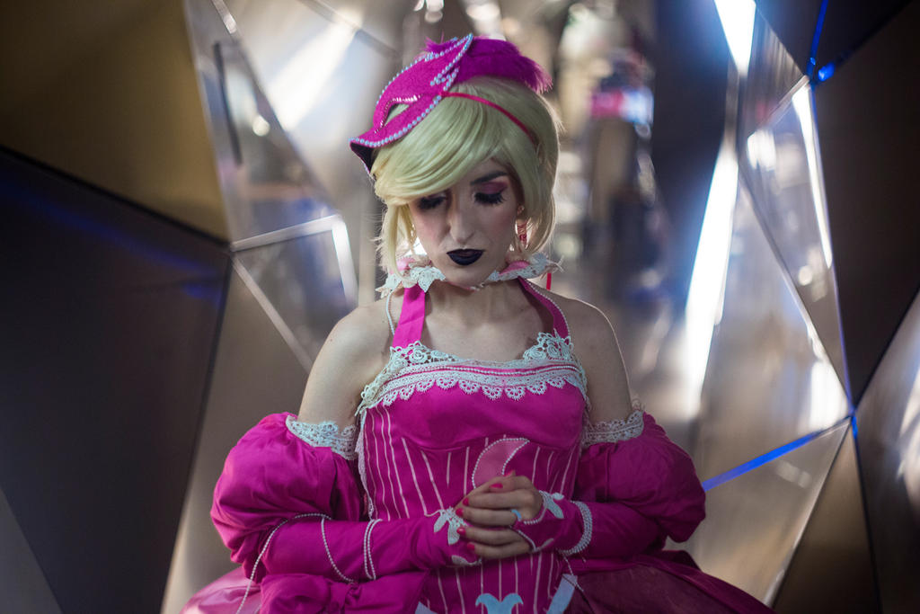 roxy lalonde purple dress Masquerade