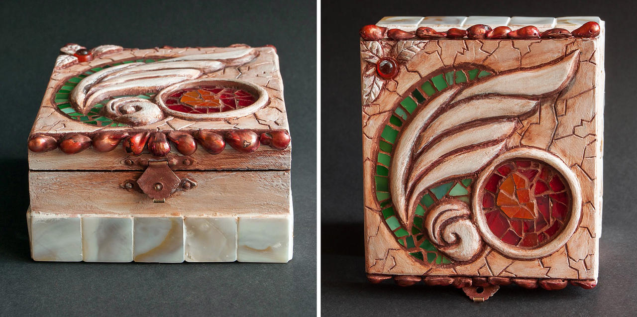 Deviantart Gold Box Jewelry box. by AlexCarving on DeviantArt