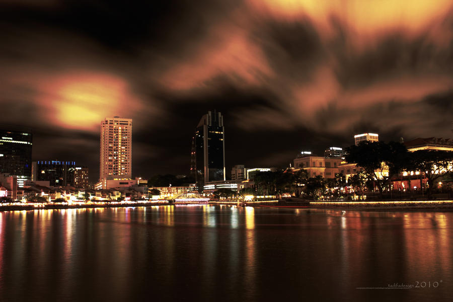 Raffles City River by polsketch29 on DeviantArt