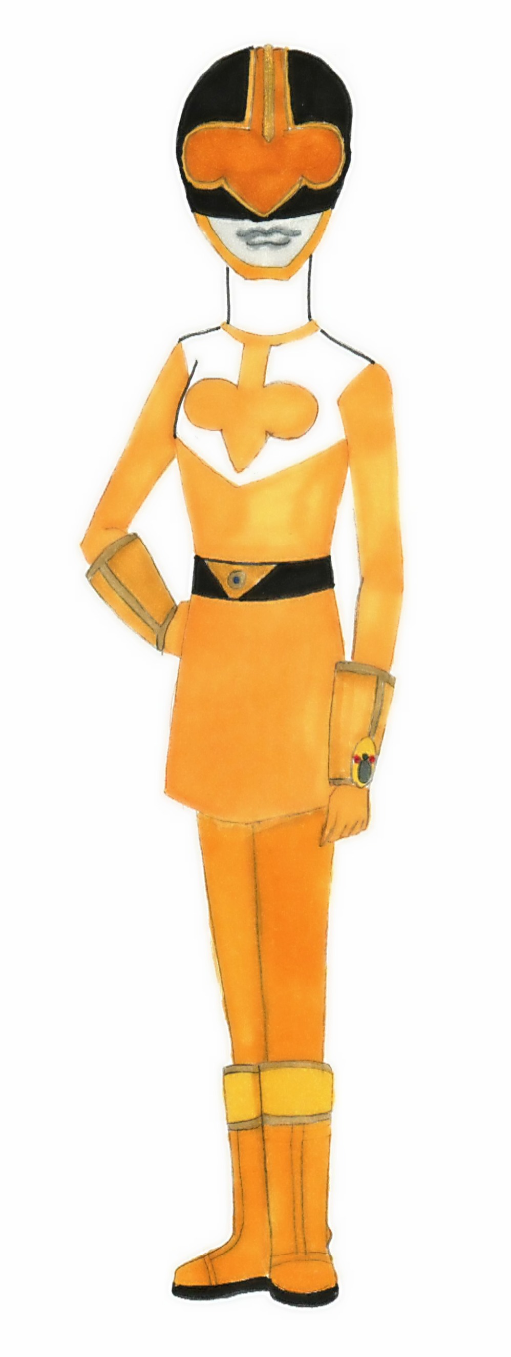 PRTF: Gold Ranger by madiquin185 on DeviantArt