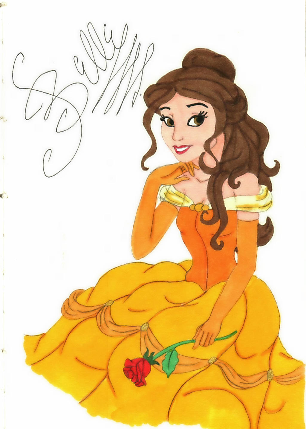 Princess Belle by madiquin185 on DeviantArt