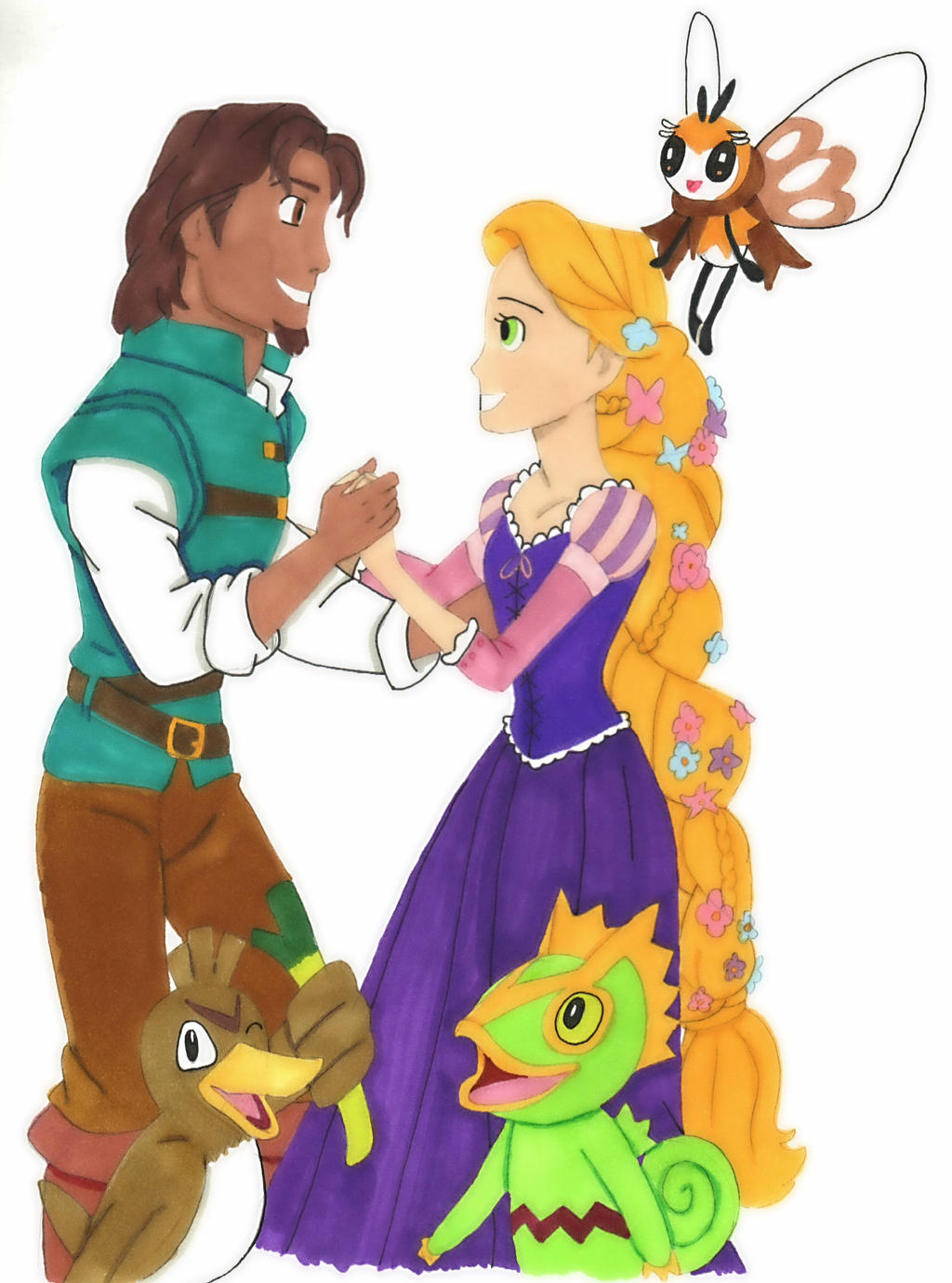 Disney Pokemon Tangled By Madiquin185 On Deviantart Disney Pokemon Tangled By Madiquin185 On Deviantart