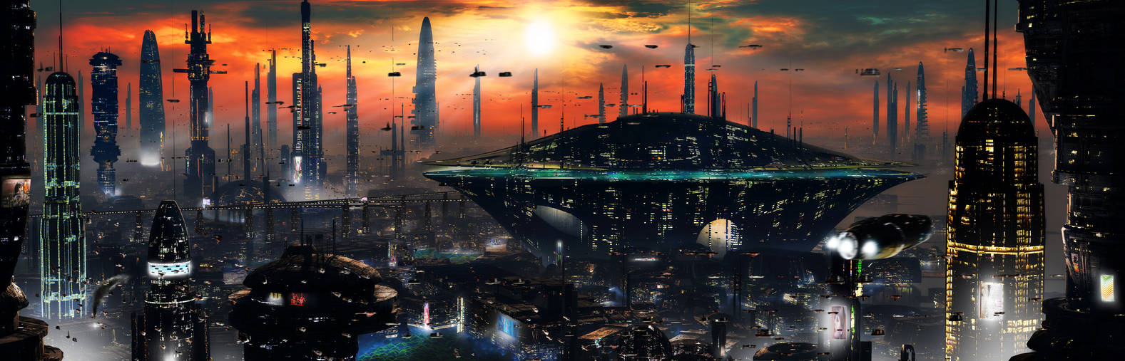 Futuristic City 2 by rich35211