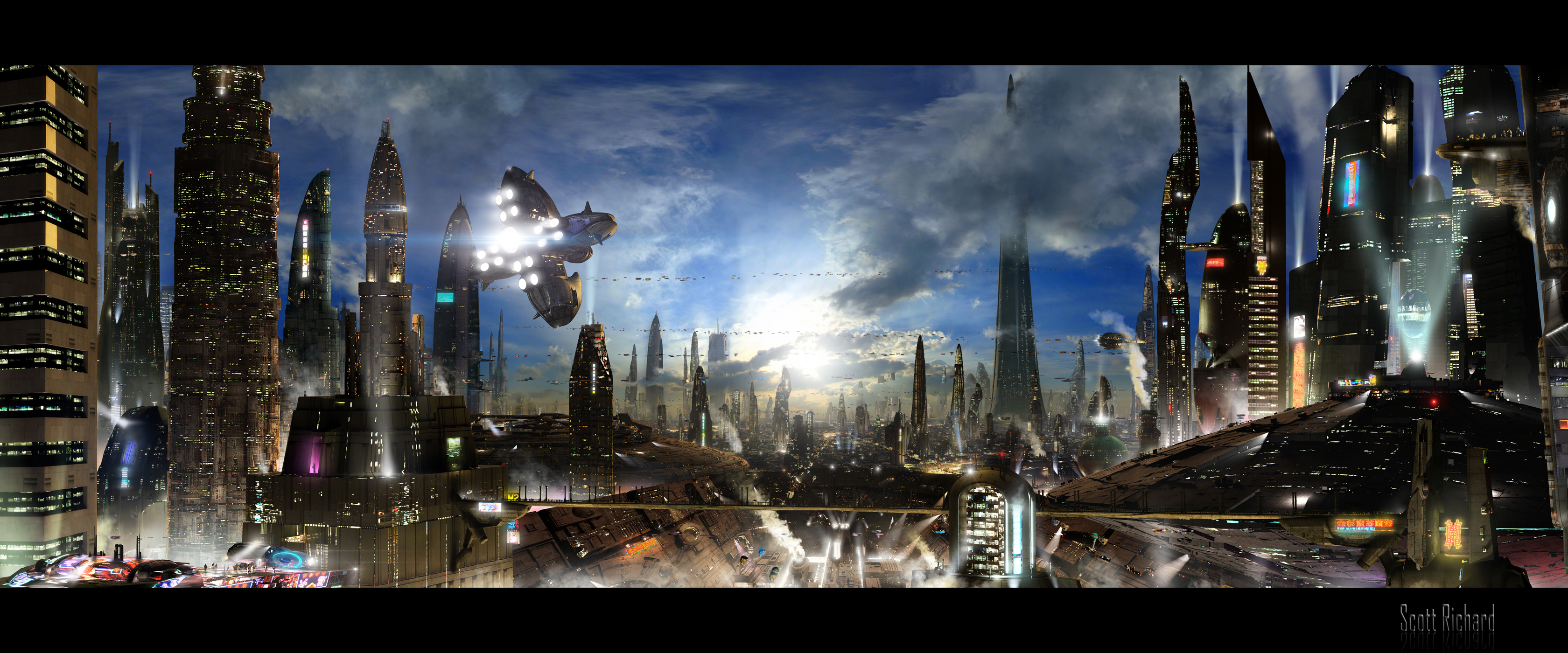 Deviantart Future Futuristic City 3 by rich35211 on DeviantArt