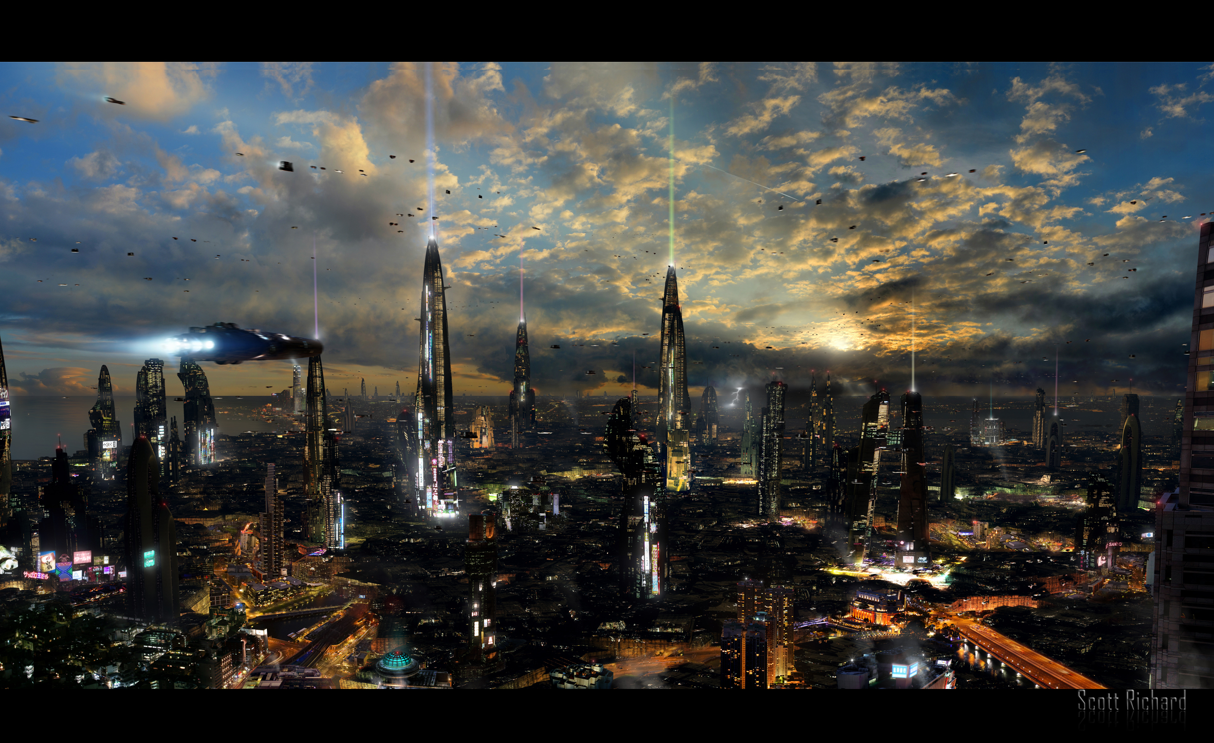 Futuristic City 4