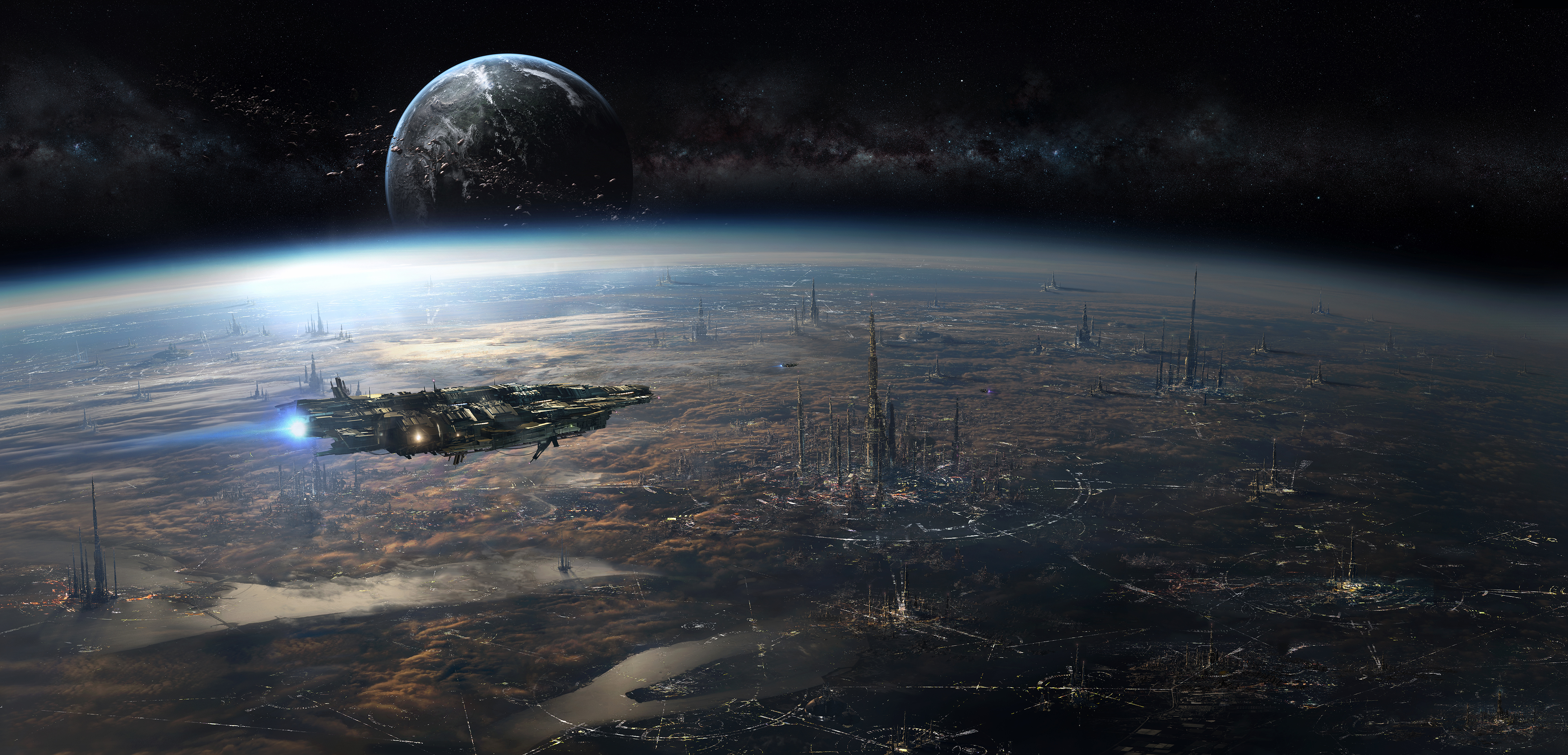 Sci Fi Matte Painting  091917