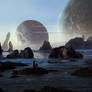 Sci Fi Beach by Scott Richard