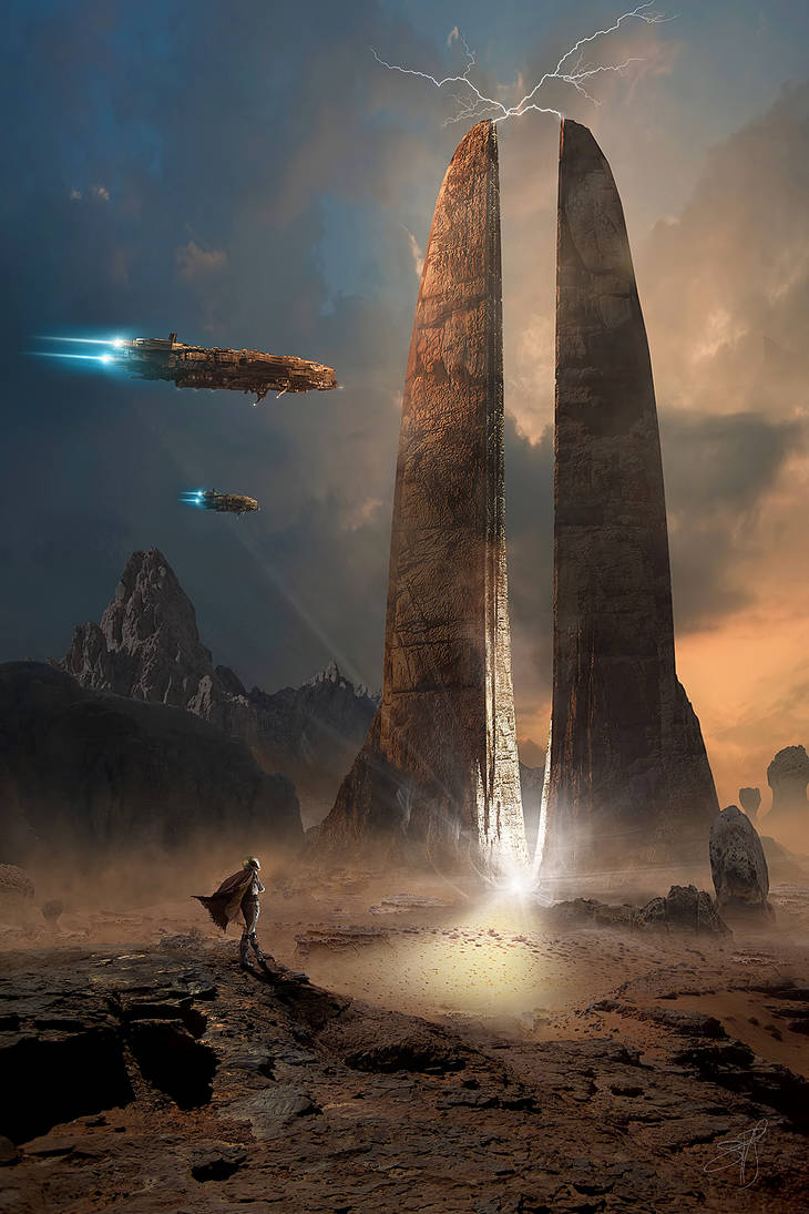 Sci-Fi Desert Temple 09.16.19 by rich35211 Sci-Fi Desert Temple 09.16.19 by rich35211